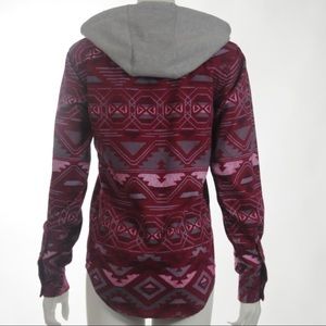 Red Camel Flannel Hoodie